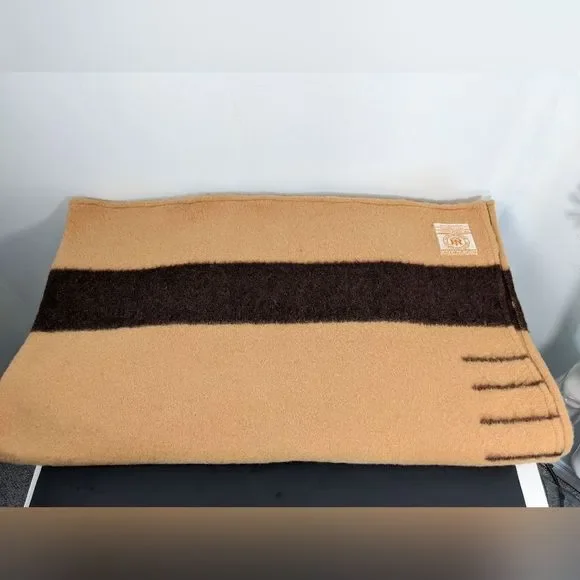 Hudson's bay 4 point blanket brown and tan, double bed, The Hudson Bay company - Picture 2 of 6